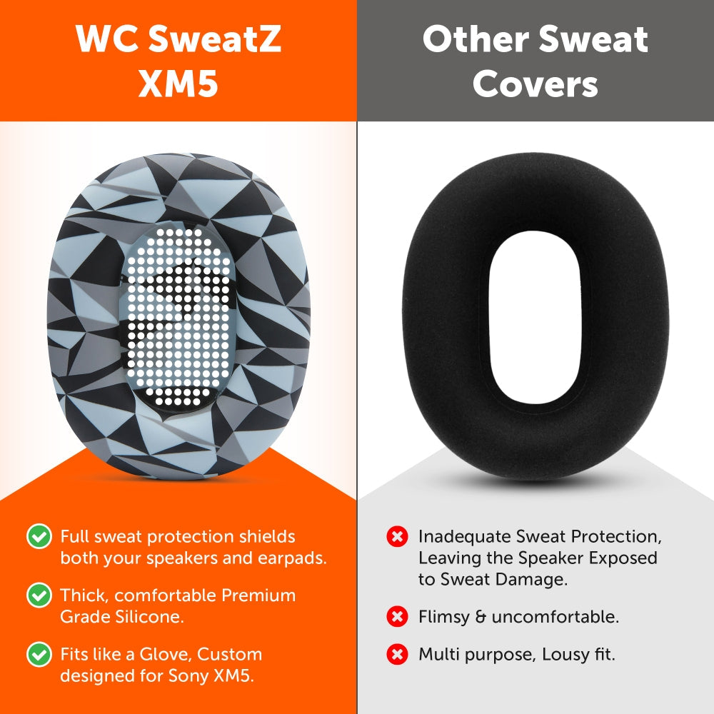 Apos Audio Wicked Cushions Sweat Covers Sony WH-1000XM5 Earpad Sweat Covers - WC SweatZ