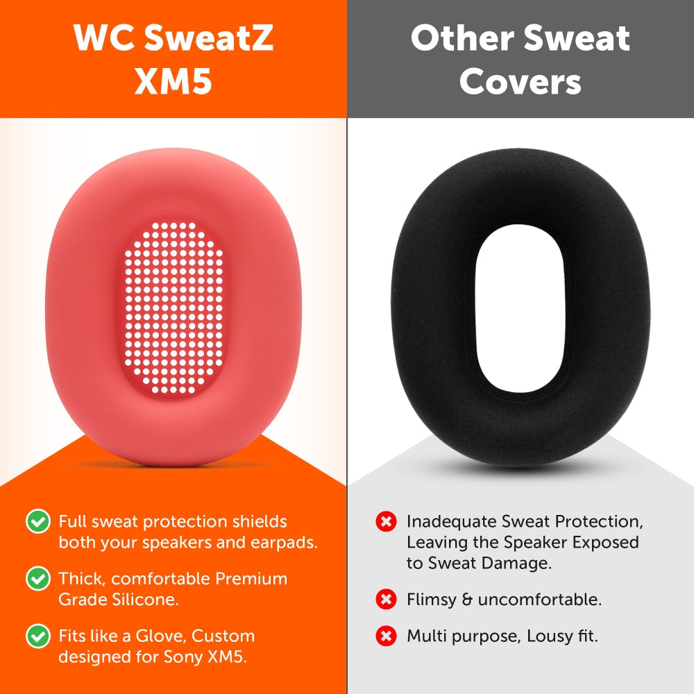 Apos Audio Wicked Cushions Sweat Covers Sony WH-1000XM5 Earpad Sweat Covers - WC SweatZ