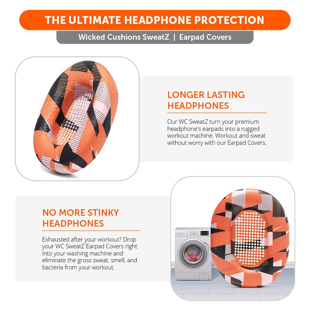 Apos Audio Wicked Cushions Sweat Covers Sony WH-1000XM5 Earpad Sweat Covers - WC SweatZ