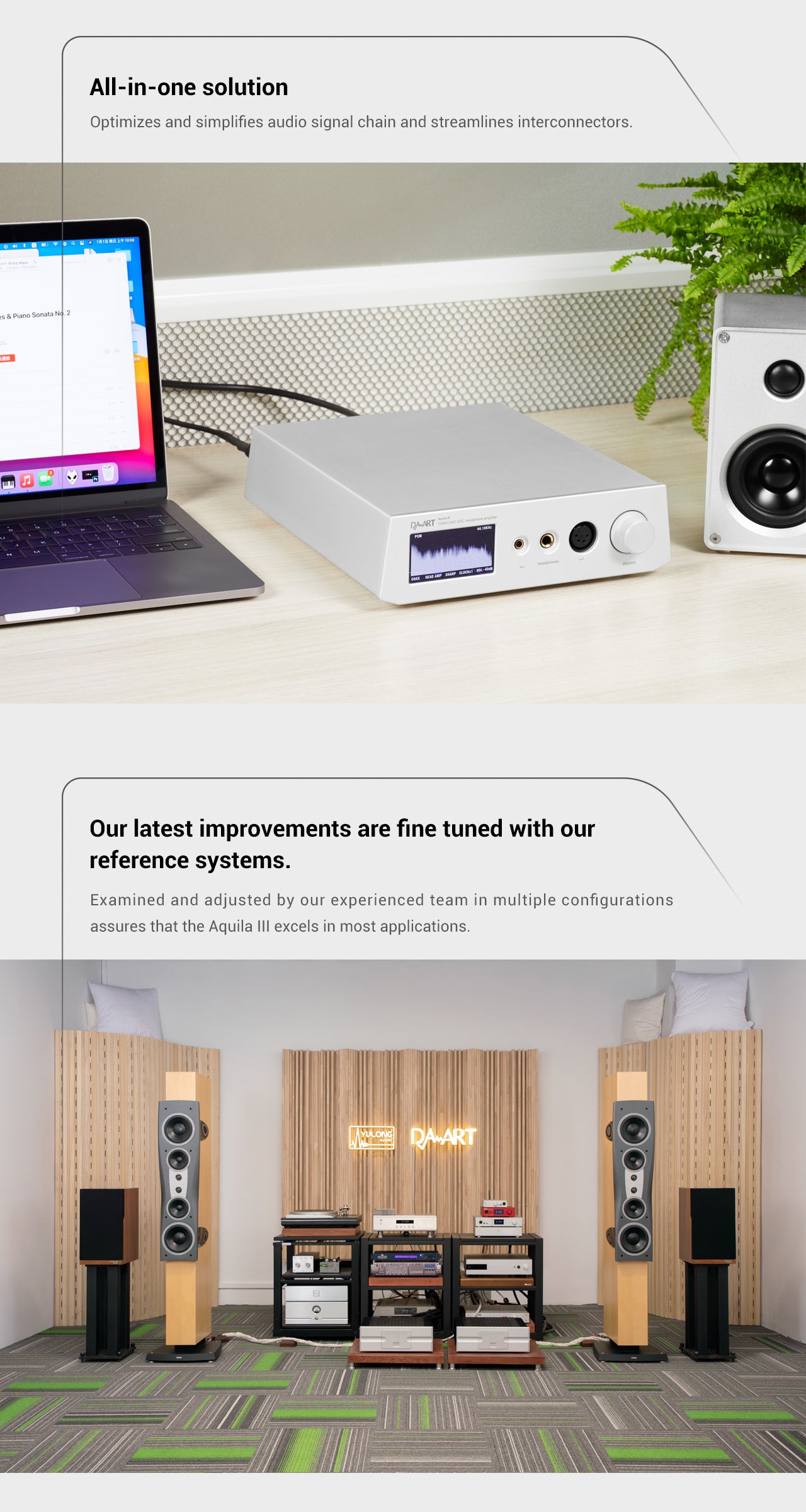 Apos Audio xDuoo DAC (Digital-to-Analog Converter) Yulong DA-ART Aquila III Desktop DAC/Pre-amp/Amp