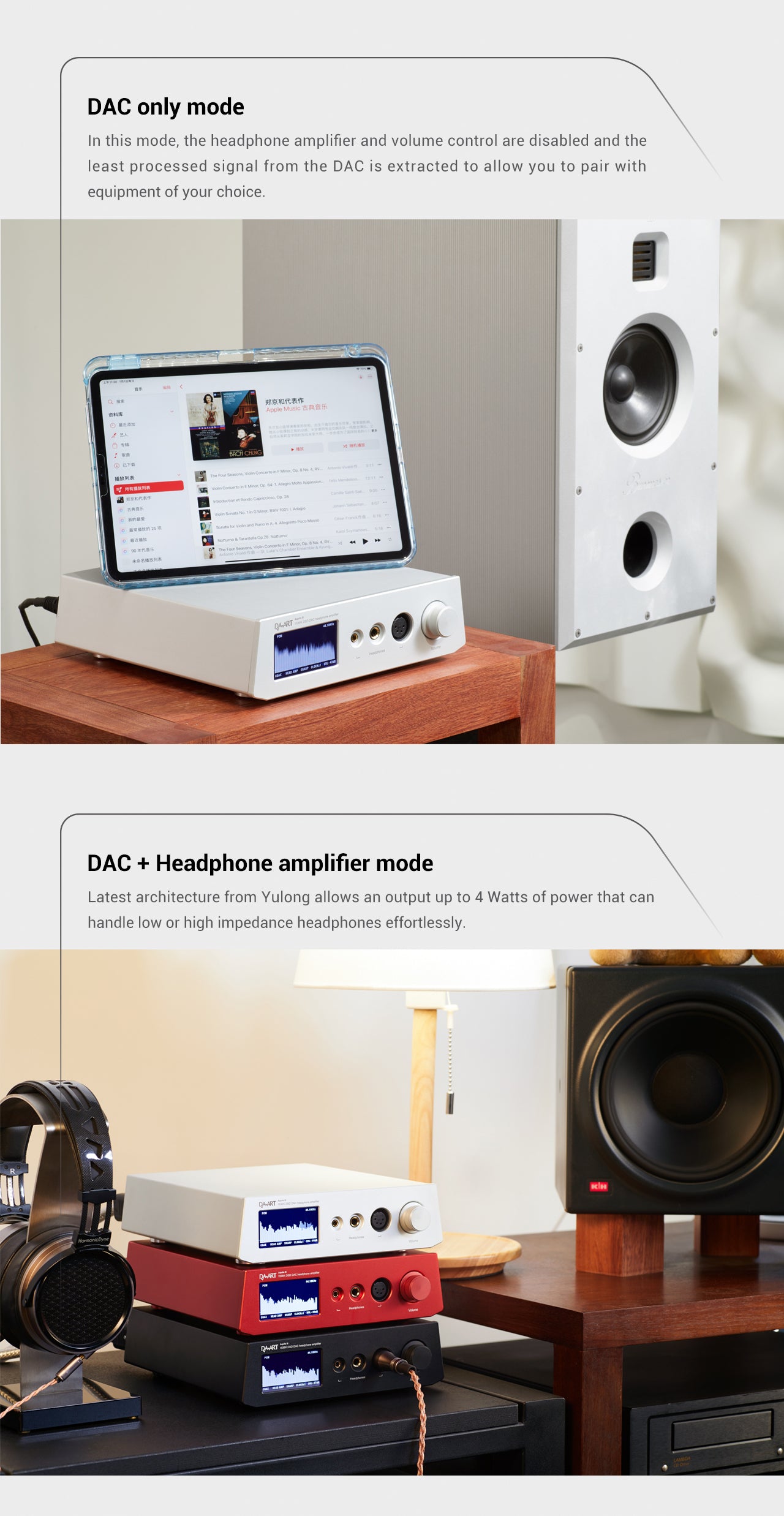 Apos Audio xDuoo DAC (Digital-to-Analog Converter) Yulong DA-ART Aquila III Desktop DAC/Pre-amp/Amp