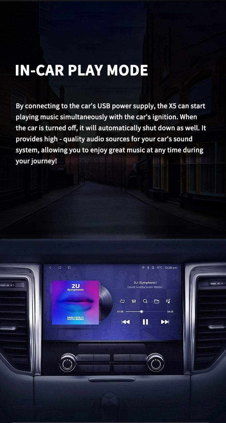 Apos Audio xDuoo DAP (Digital Audio Player) xDuoo X5 Portable Hi-Res Lossless Music Player