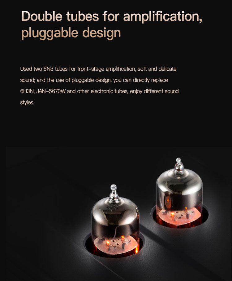 Apos Audio xDuoo Headphone Amp (Tube) xDuoo MP-01 Tube Phono Preamp & Headphone Amplifier