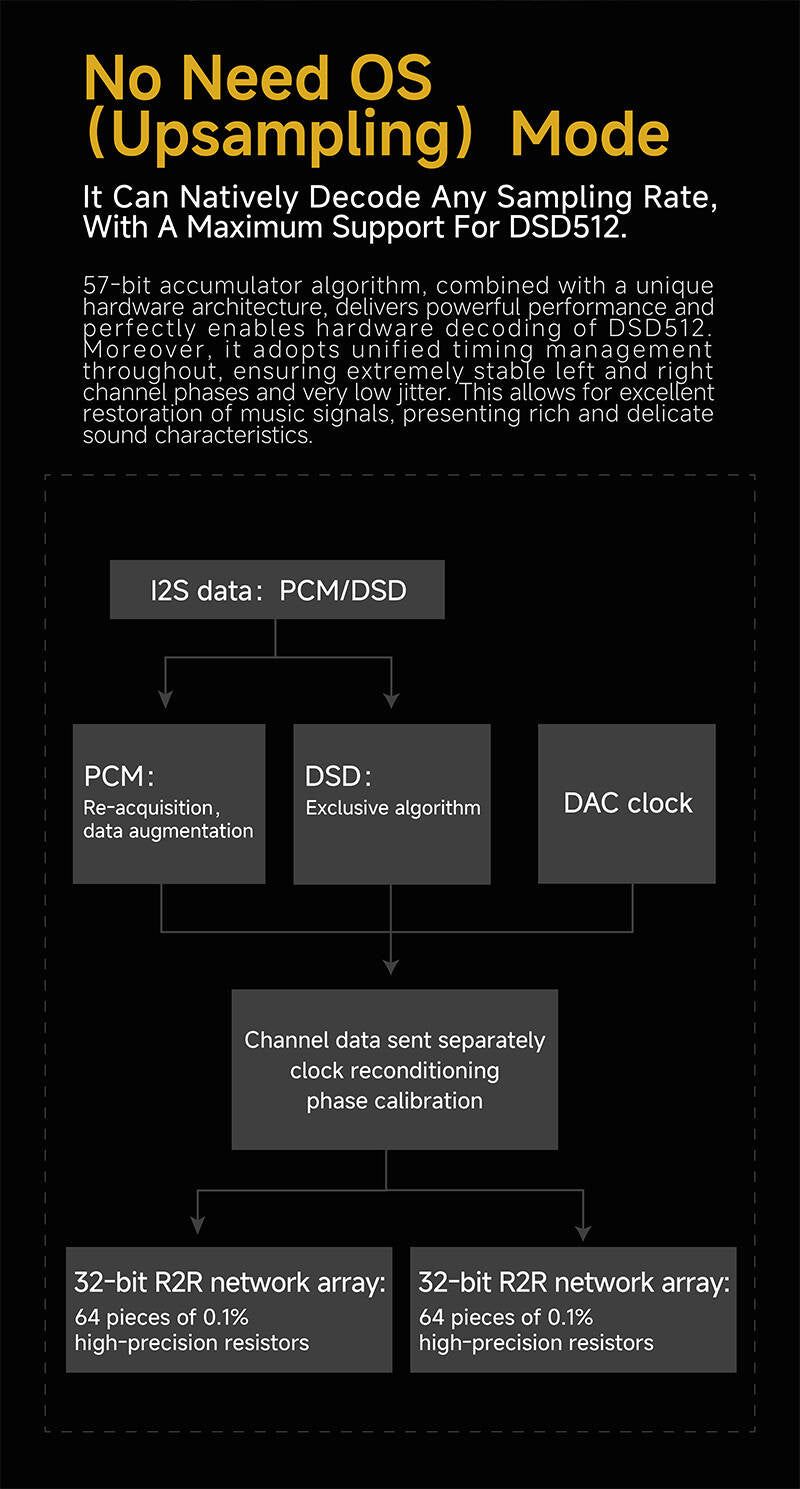 Apos Audio xDuoo Headphone DAC/Amp xDuoo R2R DAC Card Module for XDUOO TA-32 & XD05PRO HARD NUCLEUS MODULAR DAC/AMP