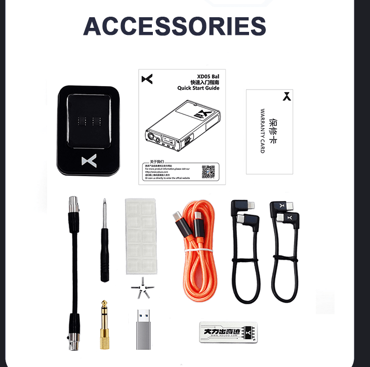 Apos Audio xDuoo Headphone DAC/Amp xDuoo XD05 BAL2 Portable HiFi Balanced DAC and Headphone Amplifier