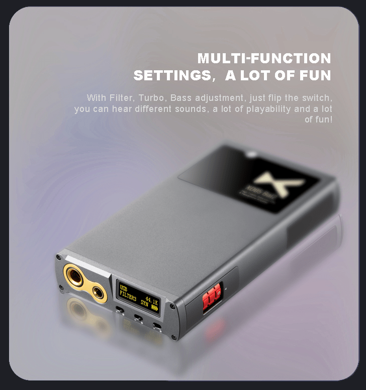 Apos Audio xDuoo Headphone DAC/Amp xDuoo XD05 BAL2 Portable HiFi Balanced DAC and Headphone Amplifier