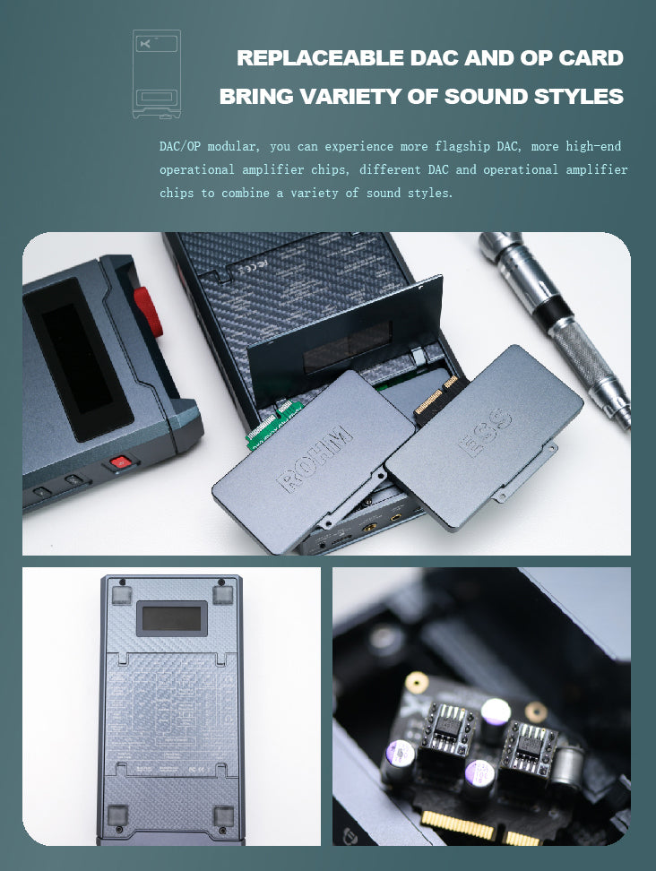 Apos Audio xDuoo Headphone DAC/Amp xDuoo XD05 Pro (XD05Pro) Hard Nucleus Modular DAC/Amp (Apos Certified Refurbished) XD05 PRO with ESS DAC Card - Like New