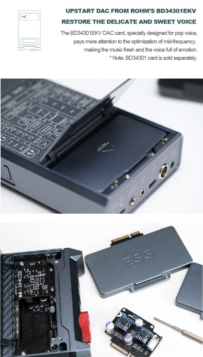 Apos Audio xDuoo Headphone DAC/Amp xDuoo XD05 Pro (XD05Pro) Hard Nucleus Modular DAC/Amp (Apos Certified Refurbished) XD05 PRO with ESS DAC Card - Like New