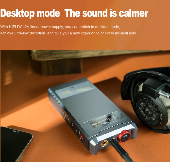 Apos Audio xDuoo Headphone DAC/Amp xDuoo XD05 Pro (XD05Pro) Hard Nucleus Modular DAC/Amp (Apos Certified Refurbished) XD05 PRO with ESS DAC Card - Like New