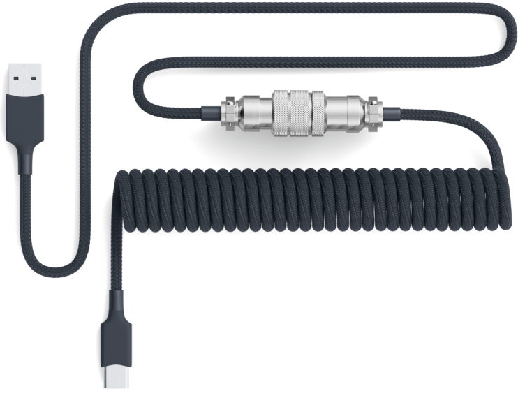 Aviator Coiled USB C Cable