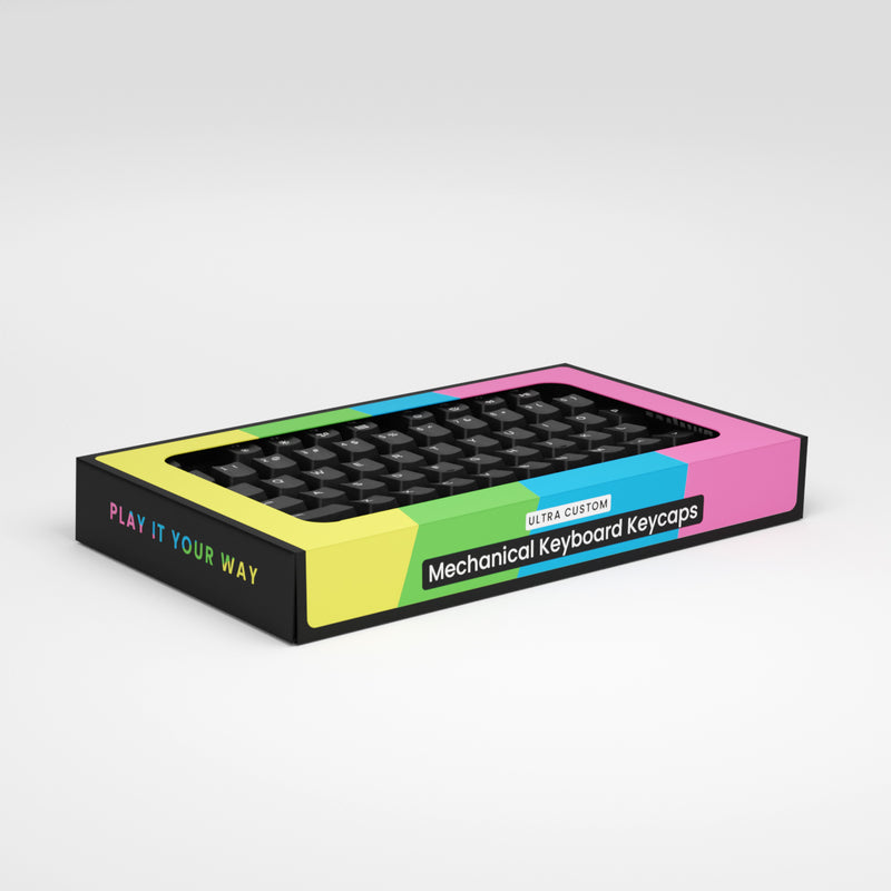 Pwnage Ultra Custom Keycap Set Doubleshot PBT Shinethrough (Open Box — 2 Pack)