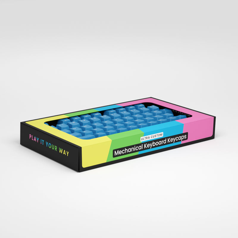 Pwnage Ultra Custom Keycap Set Doubleshot PBT Shinethrough (Open Box — 2 Pack)