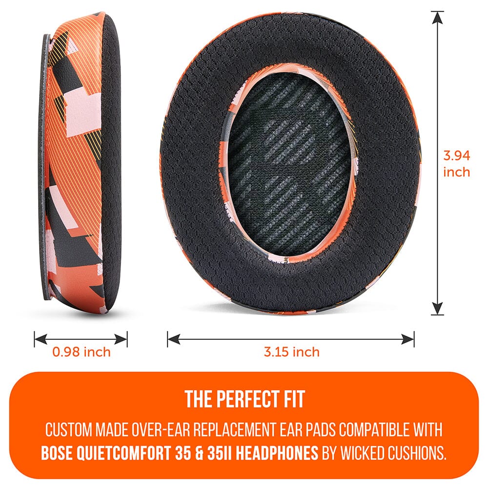Apos Audio Wicked Cushions Cooling Gel Ear Pads Bose QC35 Cooling Gel Earpads - WC FreeZe