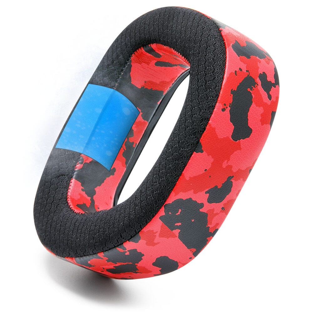 Apos Audio Wicked Cushions Cooling Gel Ear Pads Corsair HS80 Earpads - WC FreeZe Cooling Gel Red Camo