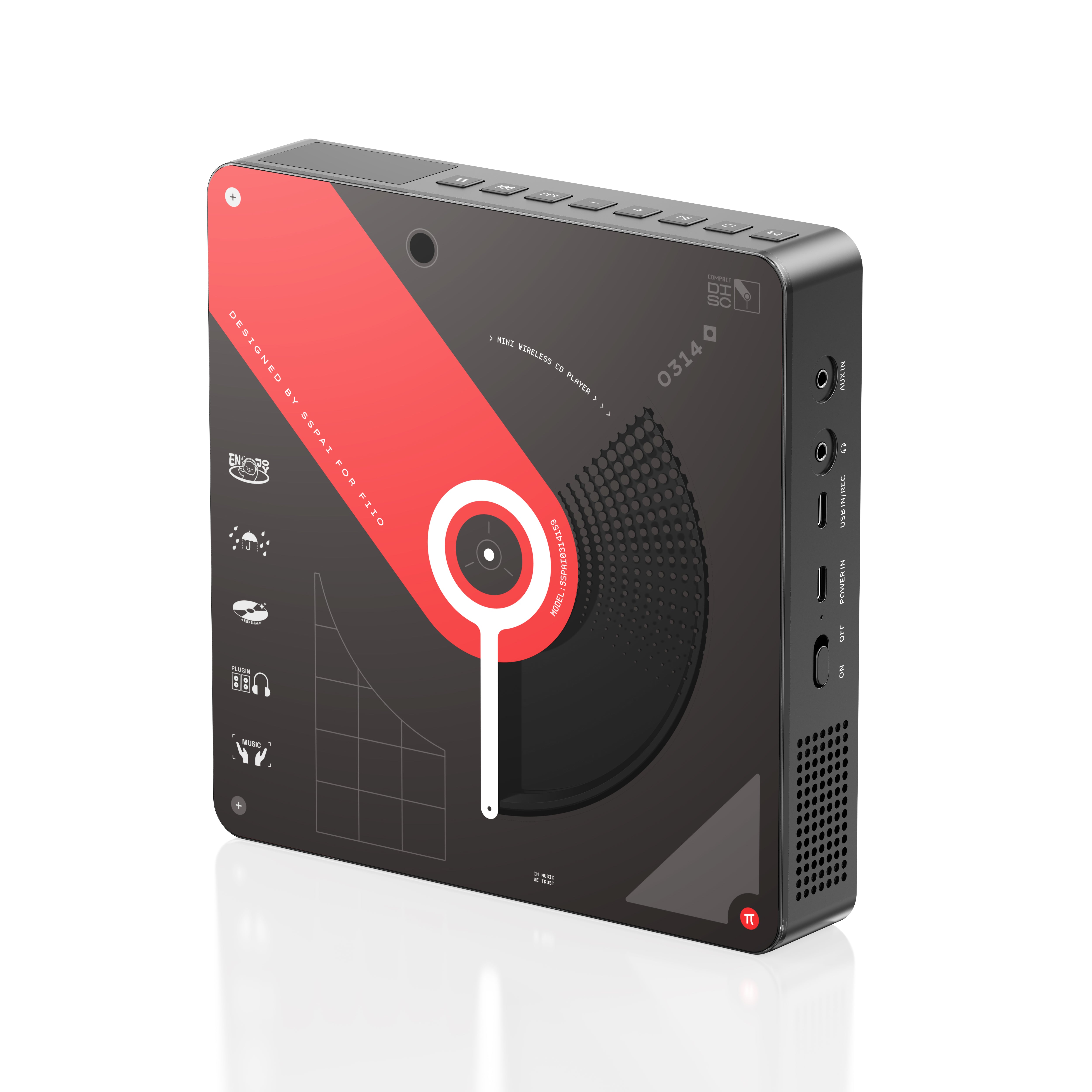 FiiO Snowsky Beatbox Multifunctional Portable CD Speaker