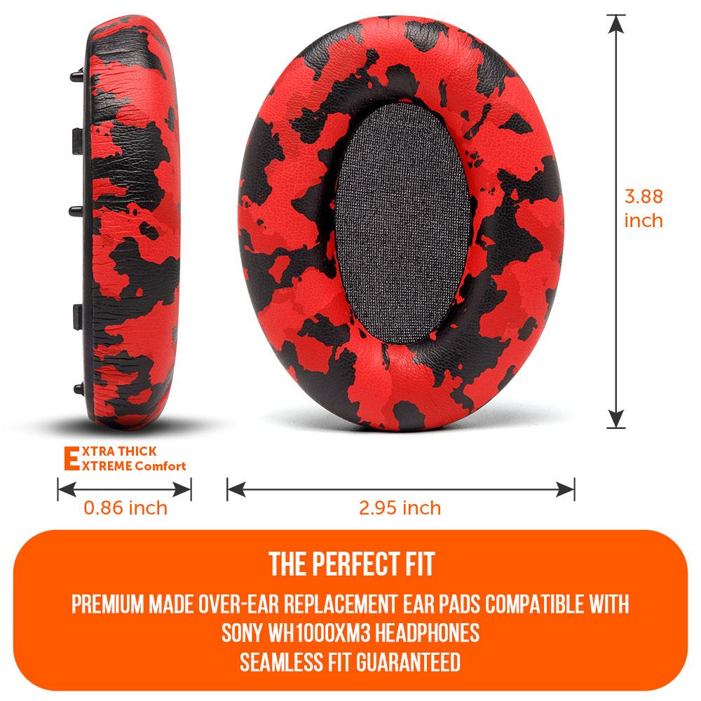 Apos Audio Wicked Cushions Ear Pads Ear Pads For Sony WH1000XM3 Over-Ear Headphones