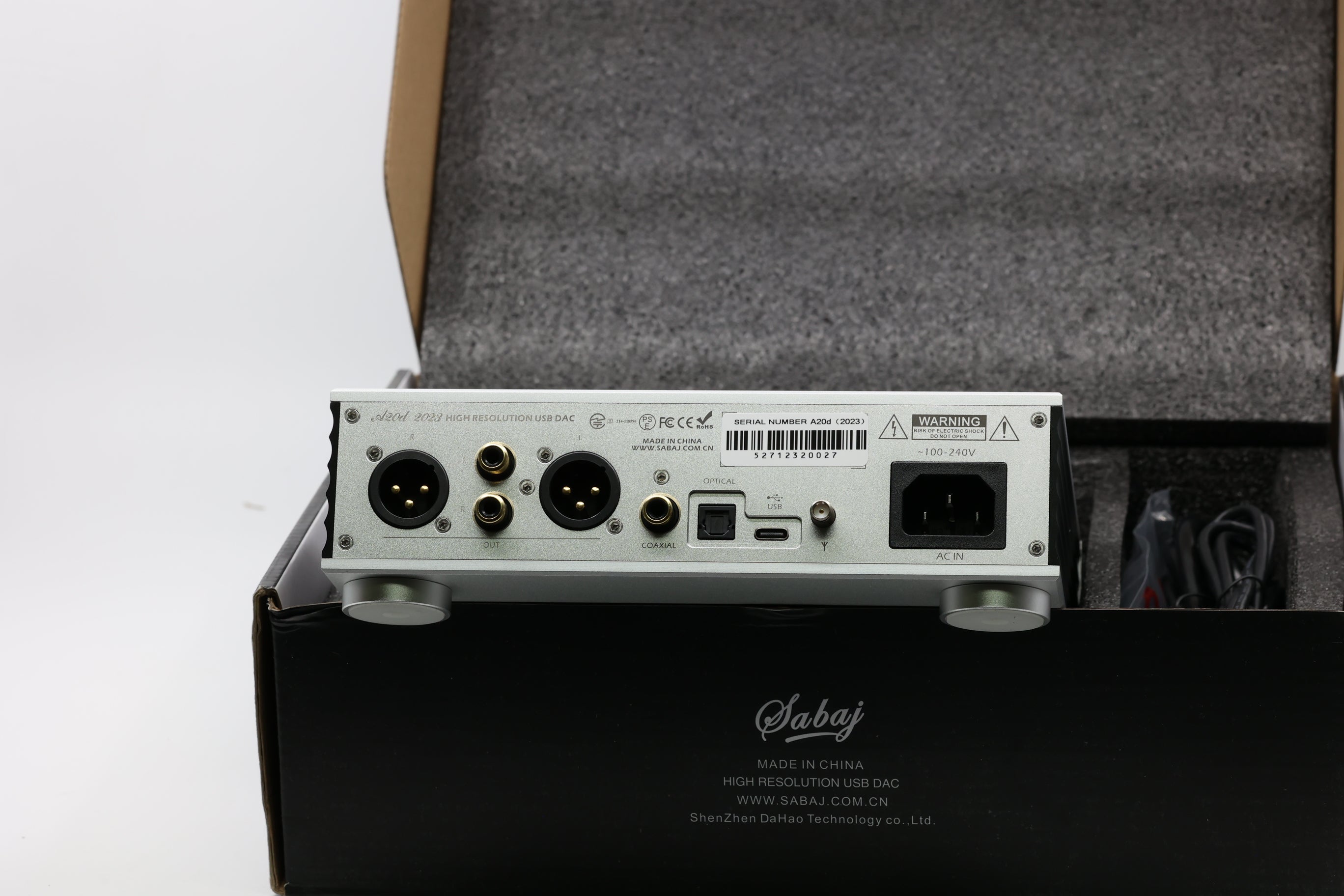 SABAJ A20d 2023 Version AK4499EX + AK4191EQ Decoding & Headphone Amplifier