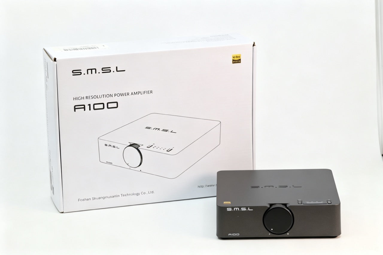 Apos Audio Addsoap Speaker Amp S.M.S.L A100 Bluetooth 5.0 Stereo Mini Class D Amplifier 80W x2