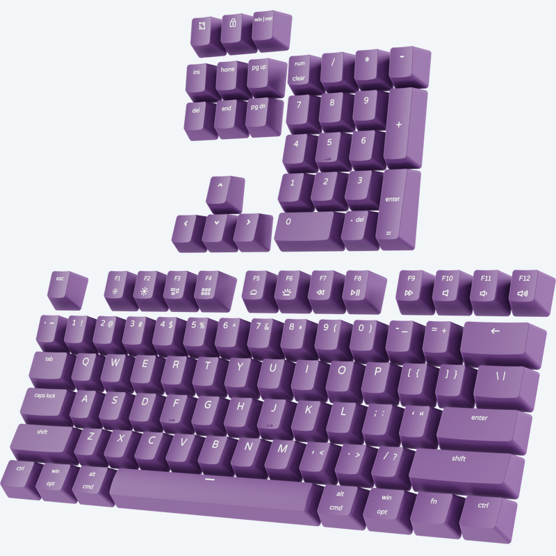 Pwnage Ultra Custom Keycap Set Doubleshot PBT Shinethrough (Open Box — 2 Pack)