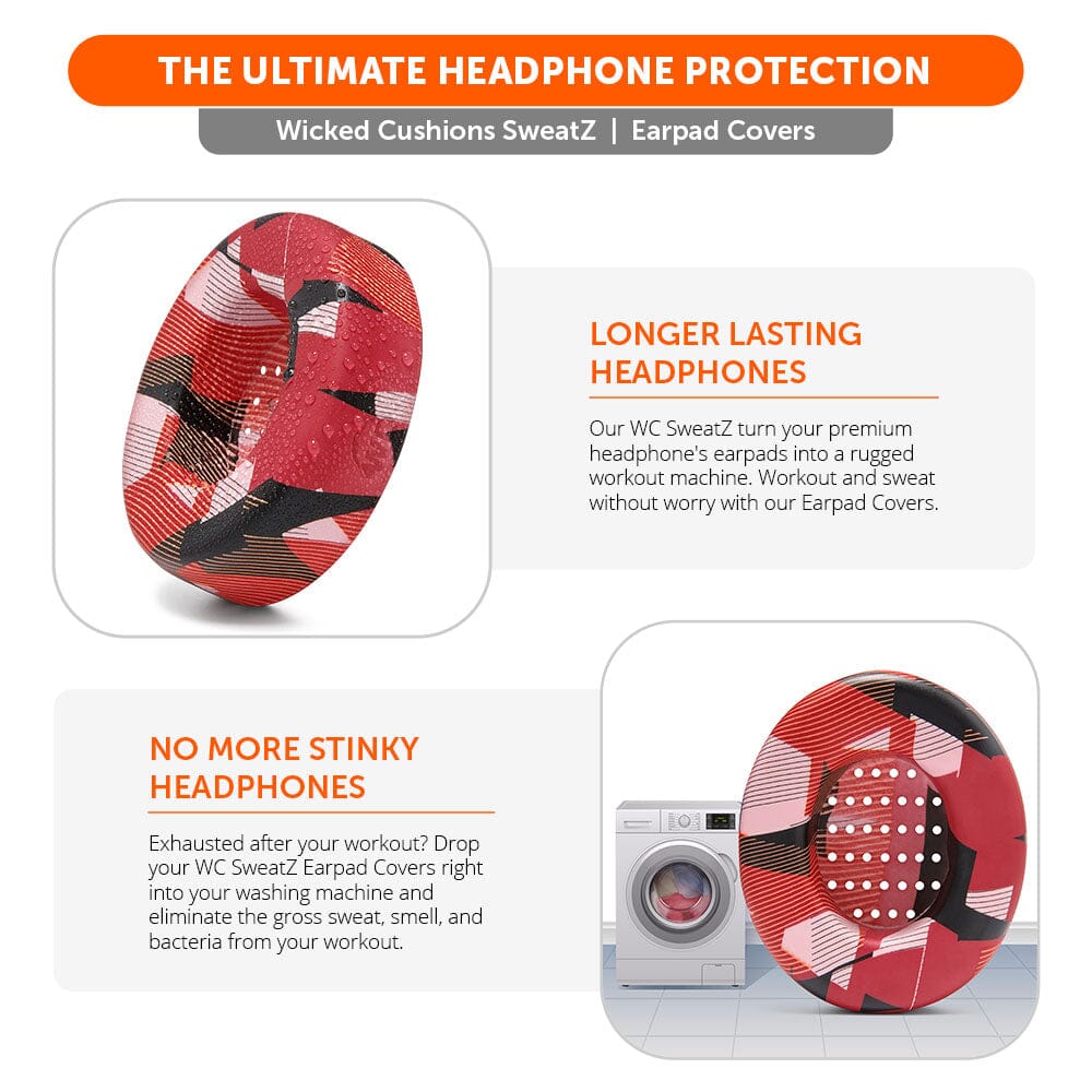 Apos Audio Wicked Cushions Sweat Covers Beats Studio 2 & 3 Earpad Sweat Covers - WC SweatZ Studio