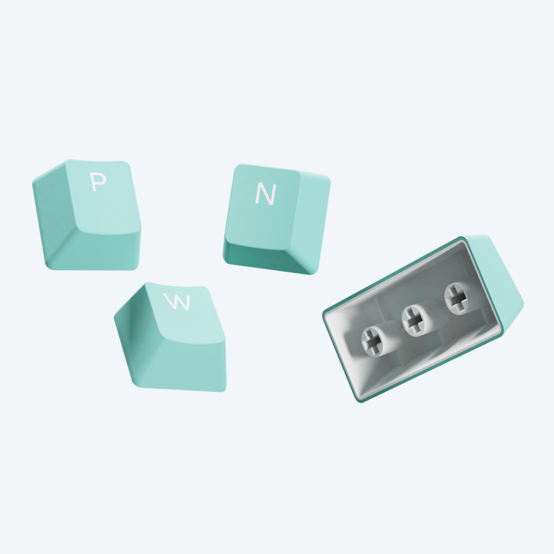 Apos Audio Pwnage Keycaps Pwnage Ultra Custom Keycap Set Doubleshot PBT Shinethrough (Open Box — 2 Pack)