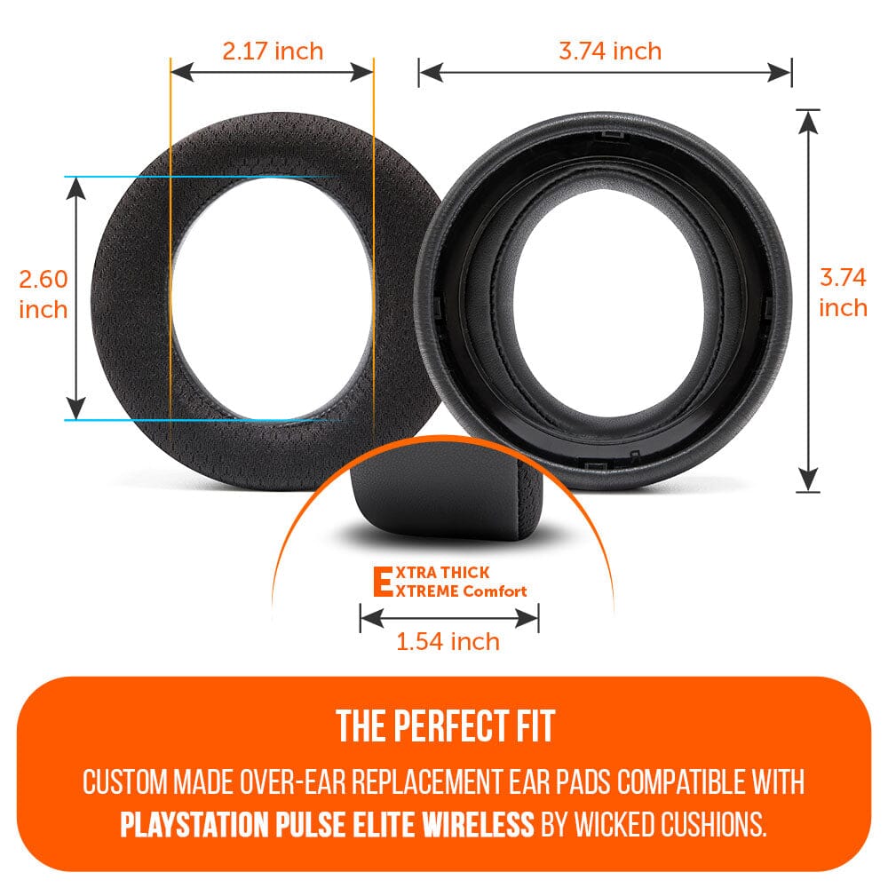 Apos Audio Wicked Cushions Cooling Gel Ear Pads PlayStation Pulse Elite Cooling Gel Earpads - WC FreeZe Pulse Elite