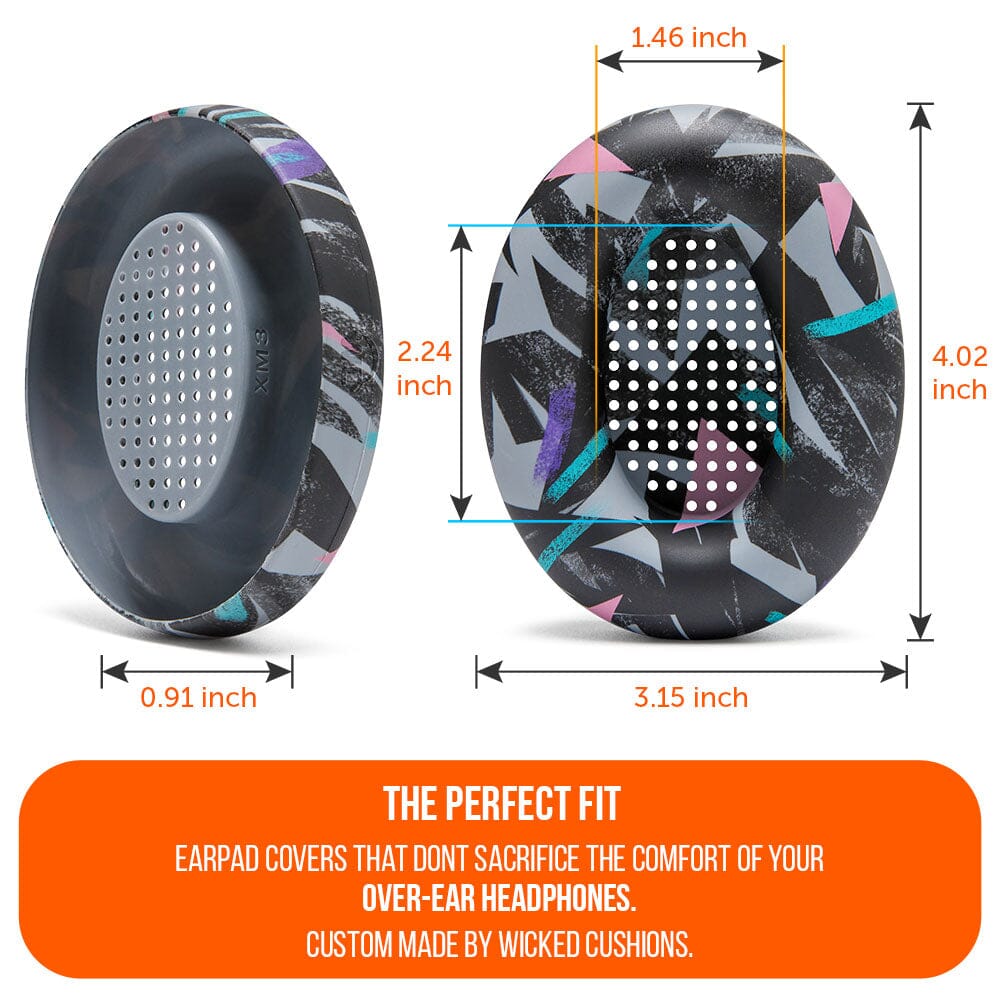 Apos Audio Wicked Cushions Sweat Covers Sony WH-1000XM3 Earpad Sweat Covers - WC SweatZ
