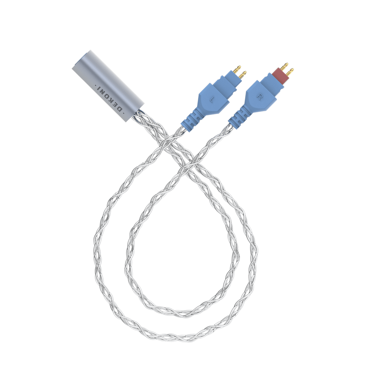 Dekoni Audio Ensemble 4.4mm 52" Braided Cable with HD600 Headphone Connectors