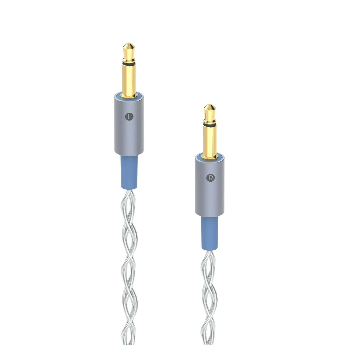 Dekoni Audio Ensemble 1/8" 64" Braided Cable with 3.5mm Headphone Connectors