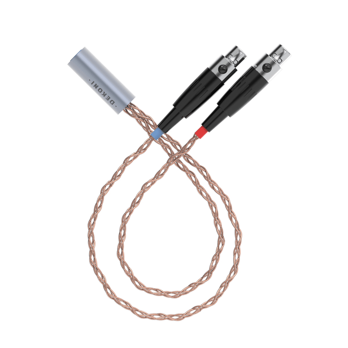 Dekoni Audio Ensemble 4-Pin XLR 52" PCUHD Cable with 4-pin Mini XLR Headphone Connectors