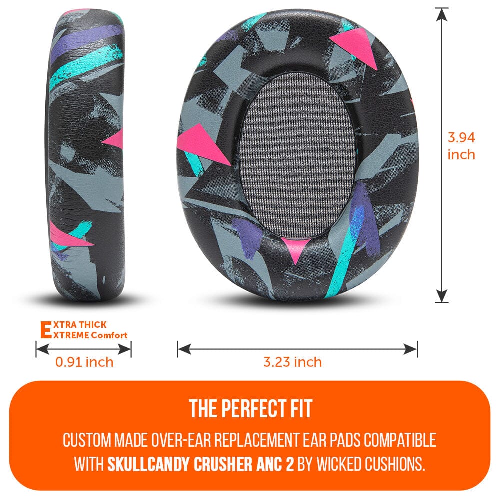 Apos Audio Wicked Cushions Ear Pads Upgraded Skullcandy Crusher ANC 2 Earpads - WC PadZ Crusher ANC 2