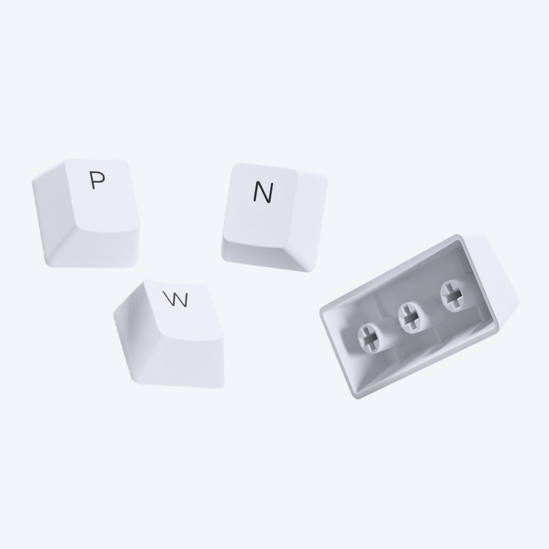 Pwnage Ultra Custom Keycap Set Doubleshot PBT Shinethrough (Open Box — 2 Pack)