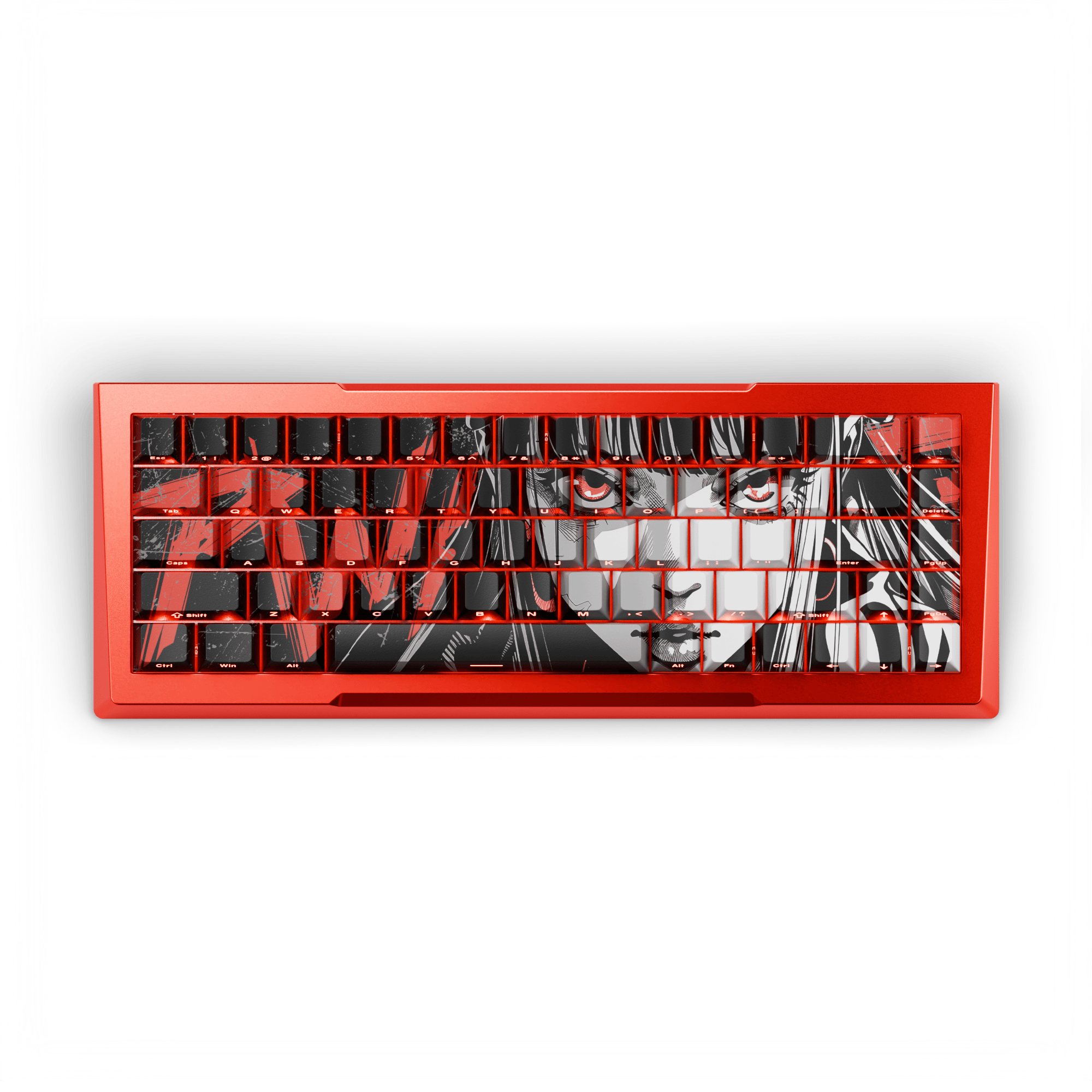 Apos Audio Pwnage Mechanical Keyboards Zenblade 65 Red / Nyomi Red