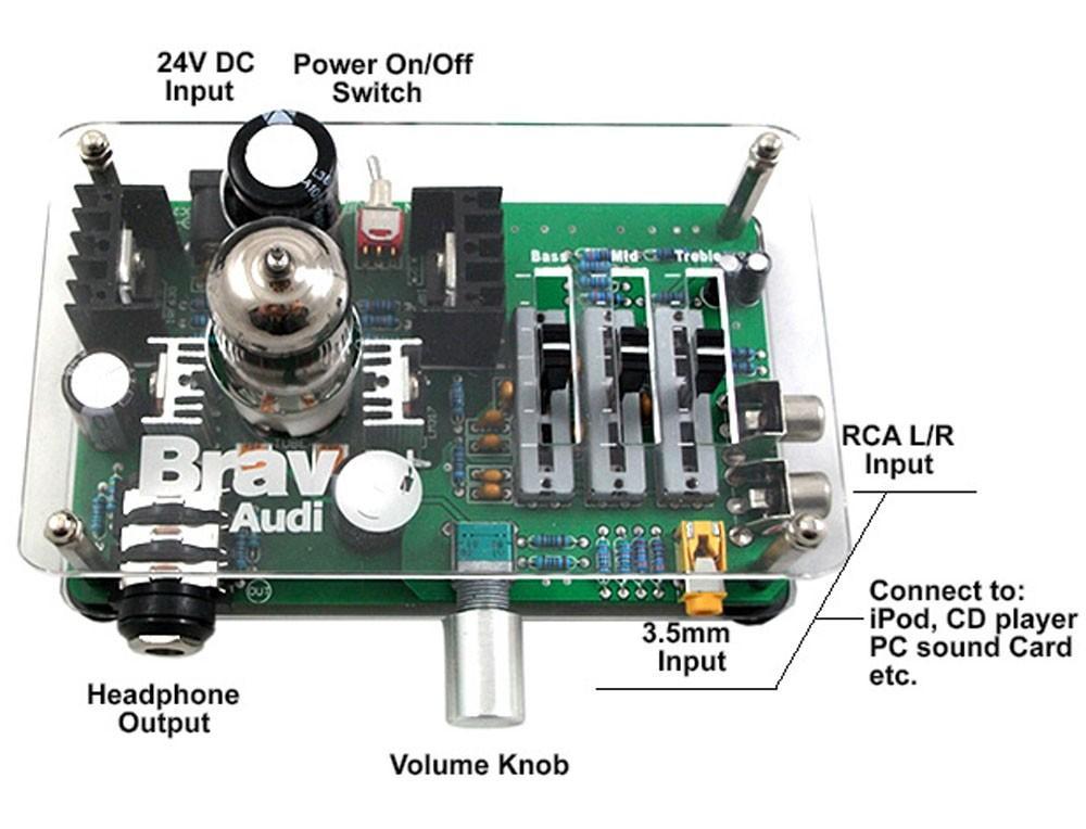 Apos Audio Bravo Audio | 博悦 Headphone Amp (Tube) Bravo V3 Tube Amplifier