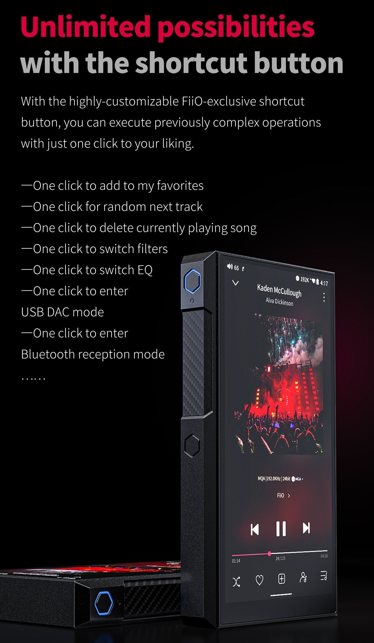 Apos Audio FiiO DAP (Digital Audio Player) FiiO M11 Plus ESS DAP (Digital Audio Player)