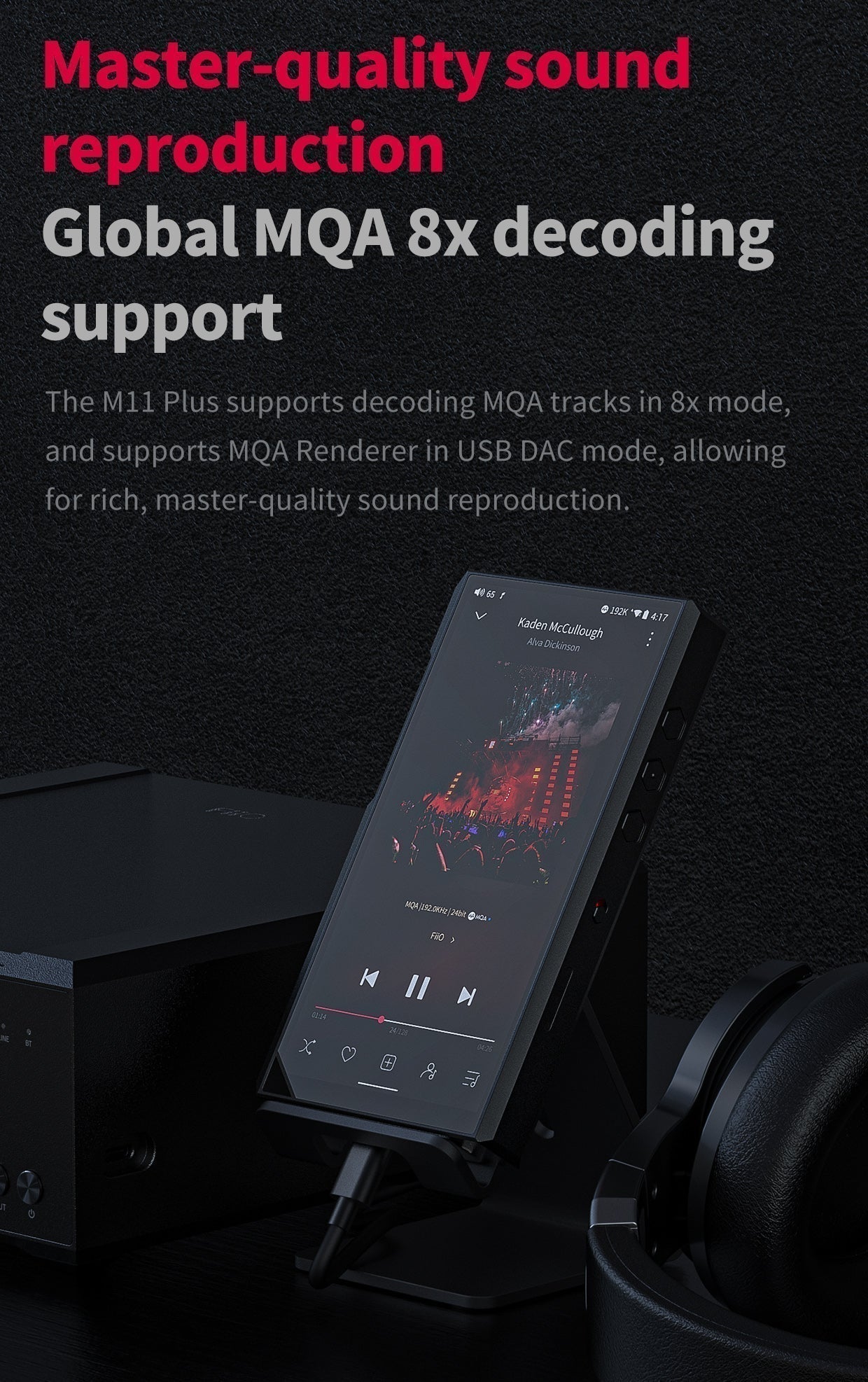 Apos Audio FiiO DAP (Digital Audio Player) FiiO M11 Plus ESS DAP (Digital Audio Player)