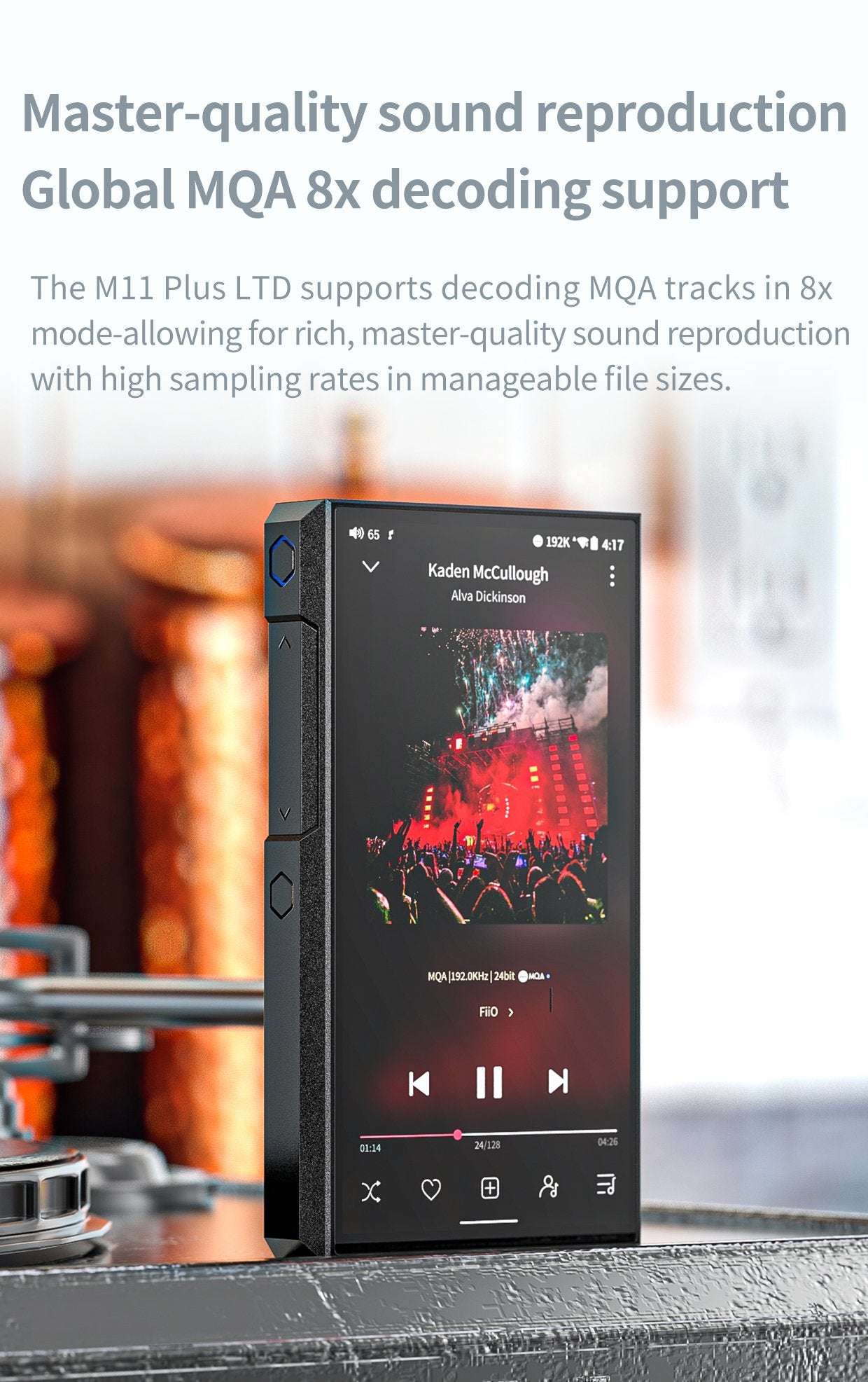 Apos Audio FiiO DAP (Digital Audio Player) FiiO M11 Plus Limited Edition AKM DAC