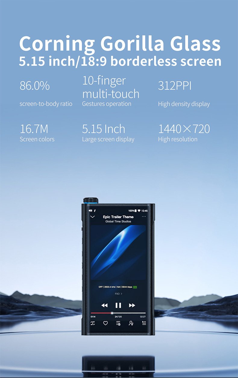 Apos Audio FiiO DAP (Digital Audio Player) FiiO M15 Portable Music Player