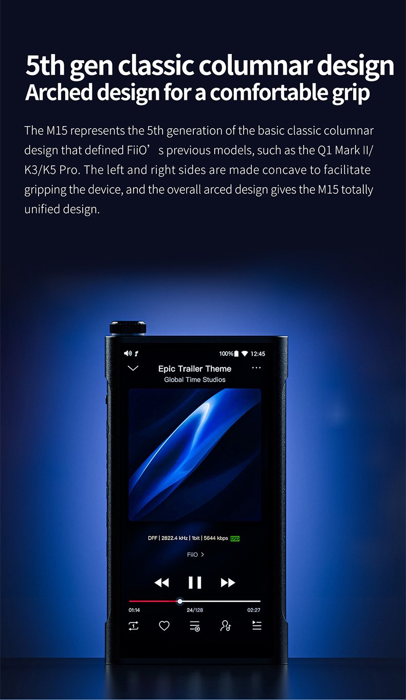 Apos Audio FiiO DAP (Digital Audio Player) FiiO M15 Portable Music Player