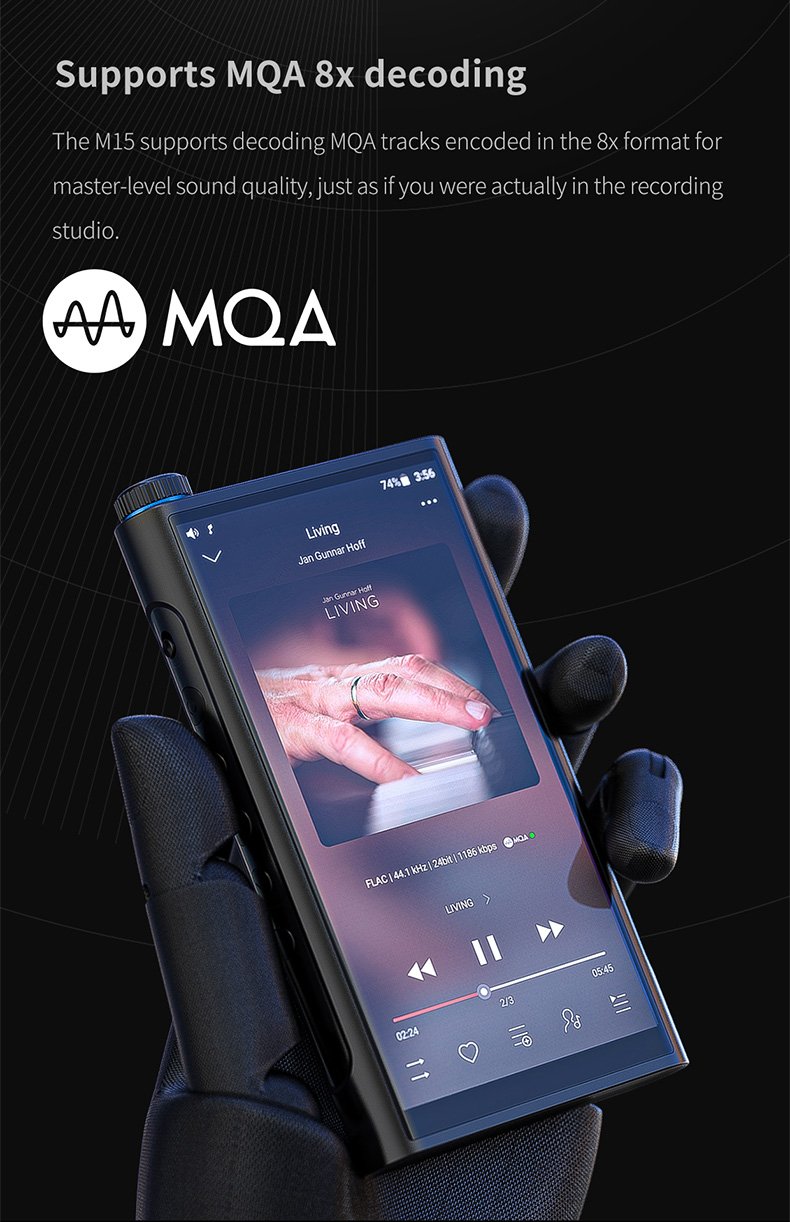 Apos Audio FiiO DAP (Digital Audio Player) FiiO M15 Portable Music Player