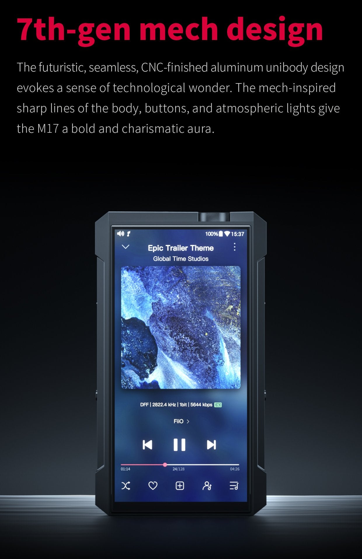 Apos Audio FiiO DAP (Digital Audio Player) FiiO M17 Portable Player