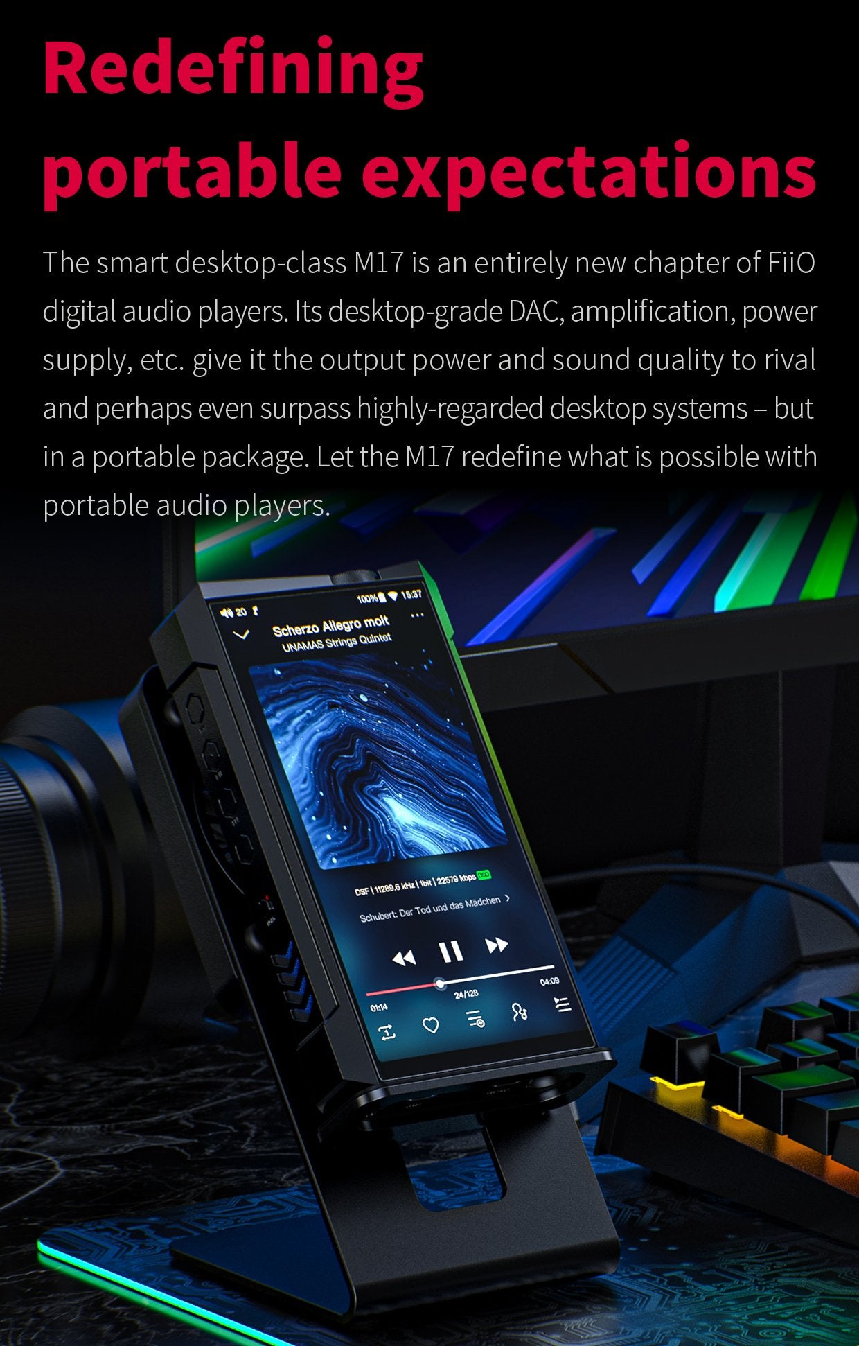 Apos Audio FiiO DAP (Digital Audio Player) FiiO M17 Portable Player