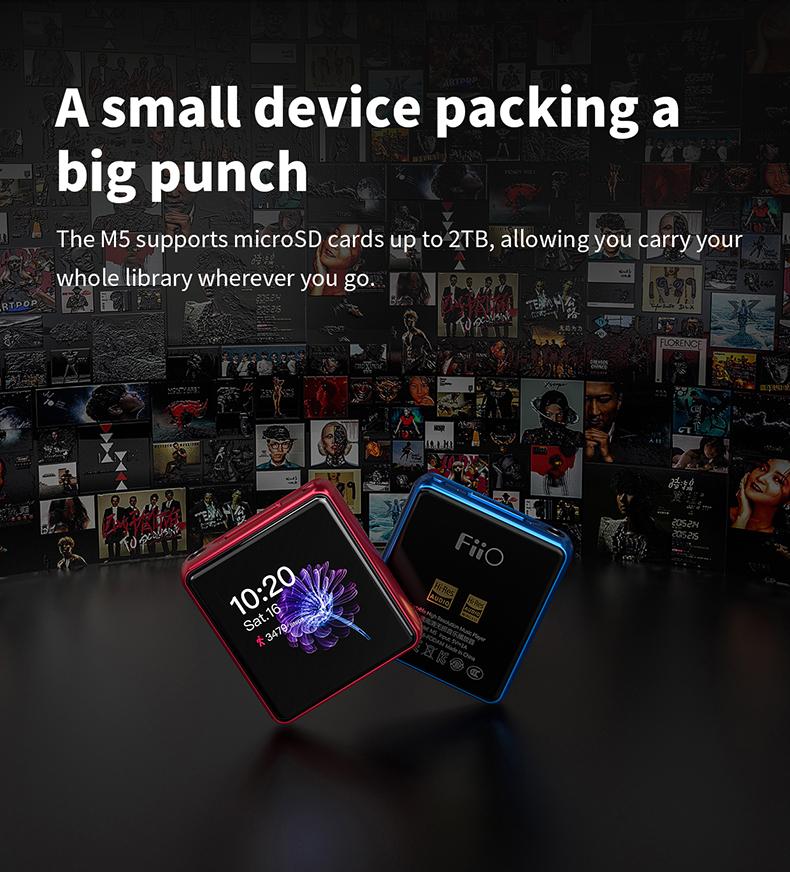 FiiO M5 Ultra-Portable High-Resolution Audio Player