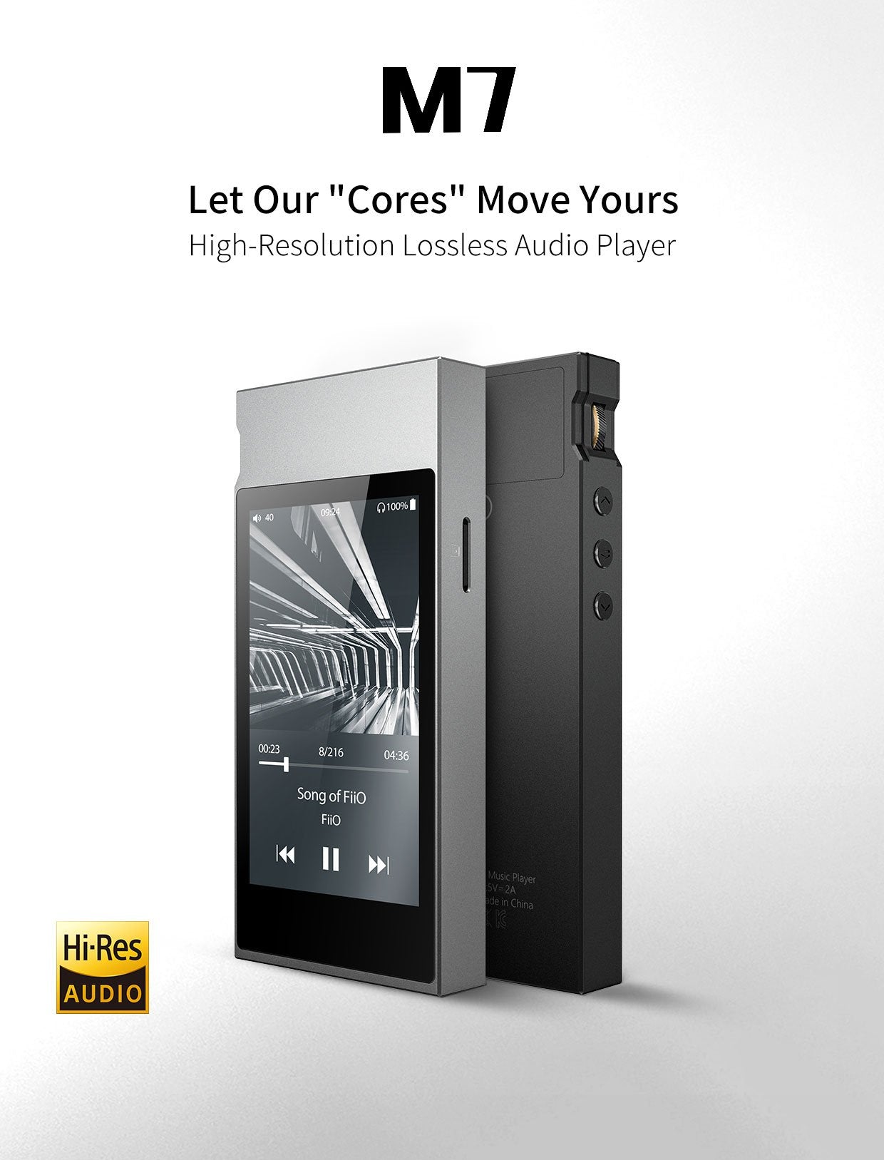 Apos Audio FiiO DAP (Digital Audio Player) FiiO M7 High-Resolution Lossless Music Player