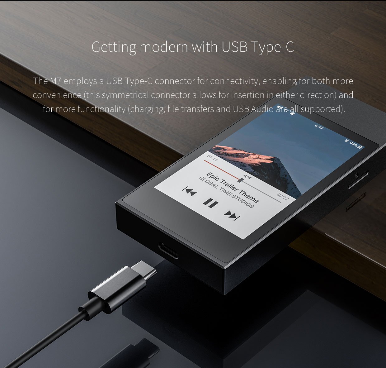 Apos Audio FiiO DAP (Digital Audio Player) FiiO M7 High-Resolution Lossless Music Player