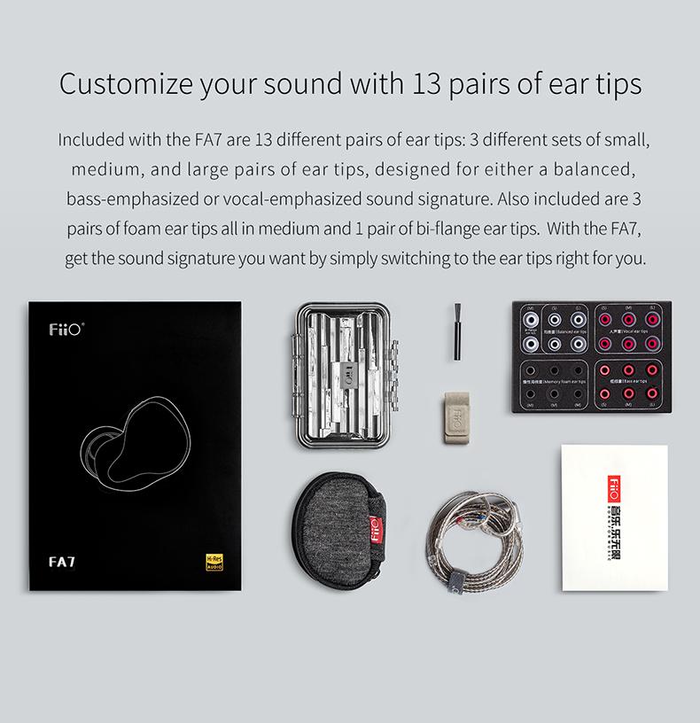 Apos Audio FiiO Earphone / In-Ear Monitor (IEM) FiiO FA7 In-Ear Monitors (IEMs)