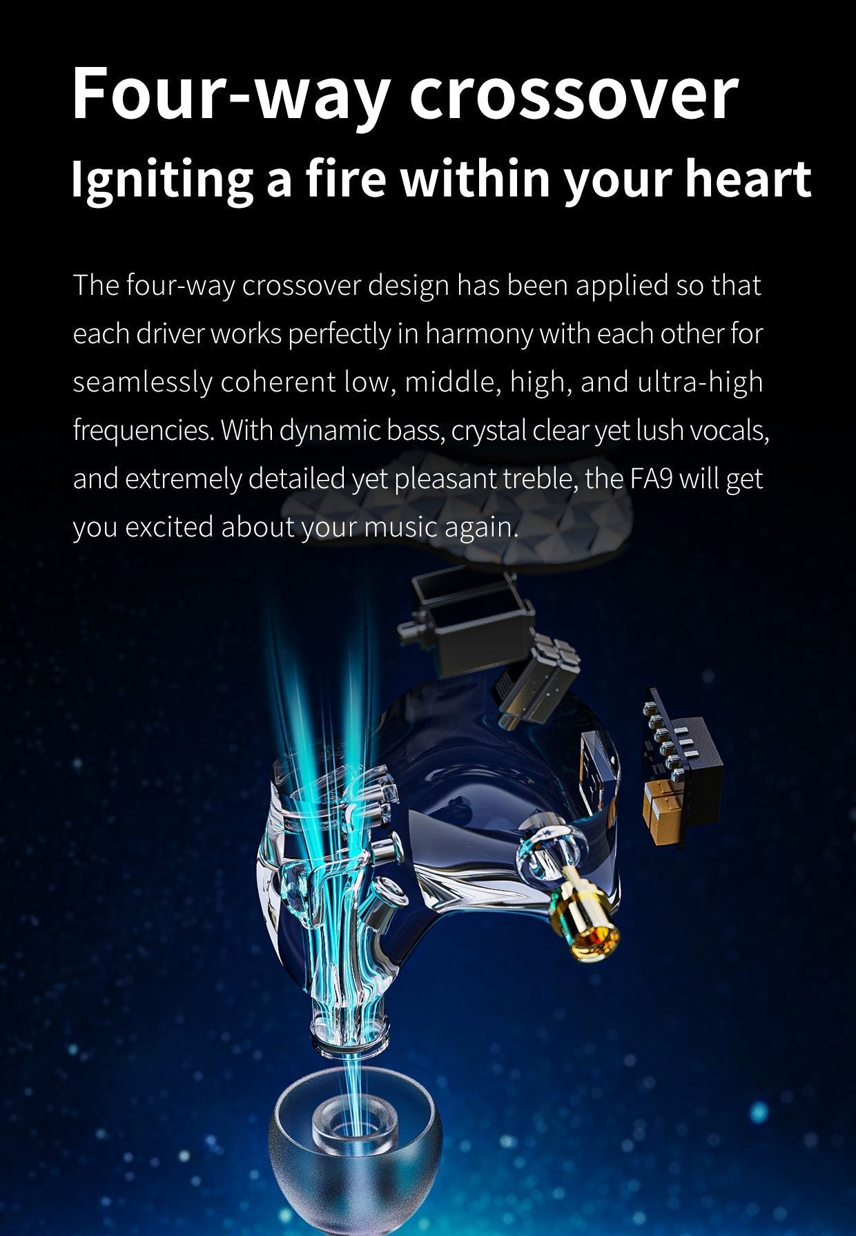 Apos Audio FiiO Earphone / In-Ear Monitor (IEM) FiiO FA9 In-Ear Monitors (Apos Certified)