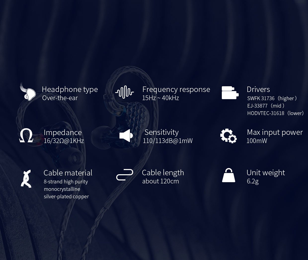 Apos Audio FiiO Earphone / In-Ear Monitor (IEM) FiiO FA9 In-Ear Monitors (Apos Certified)