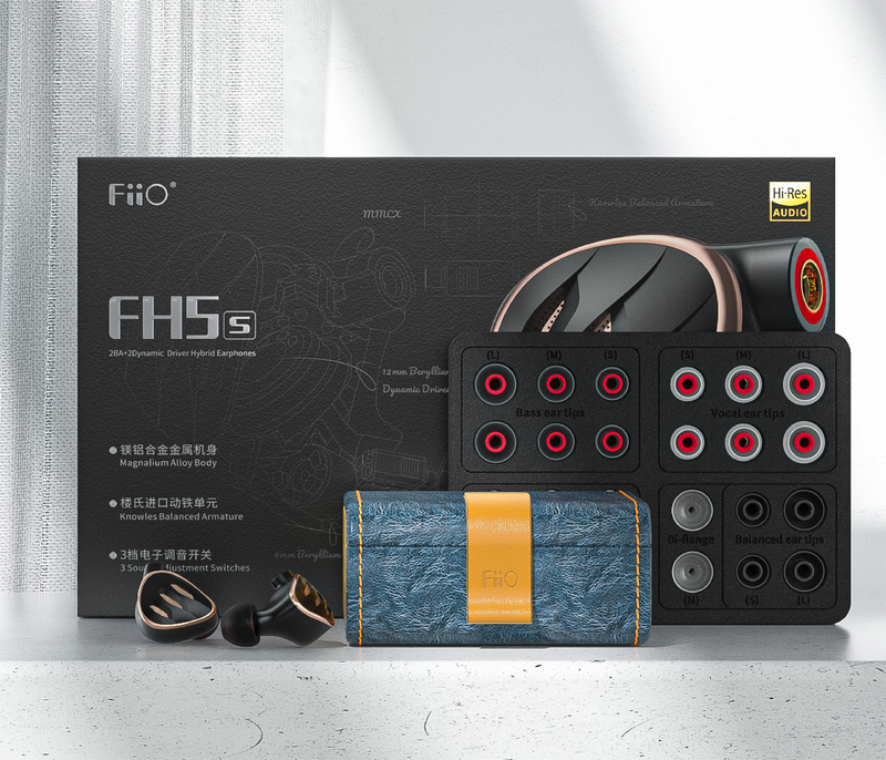 Apos Audio FiiO Earphone / In-Ear Monitor (IEM) FiiO FH5s Hybrid Semi-Open Back IEM