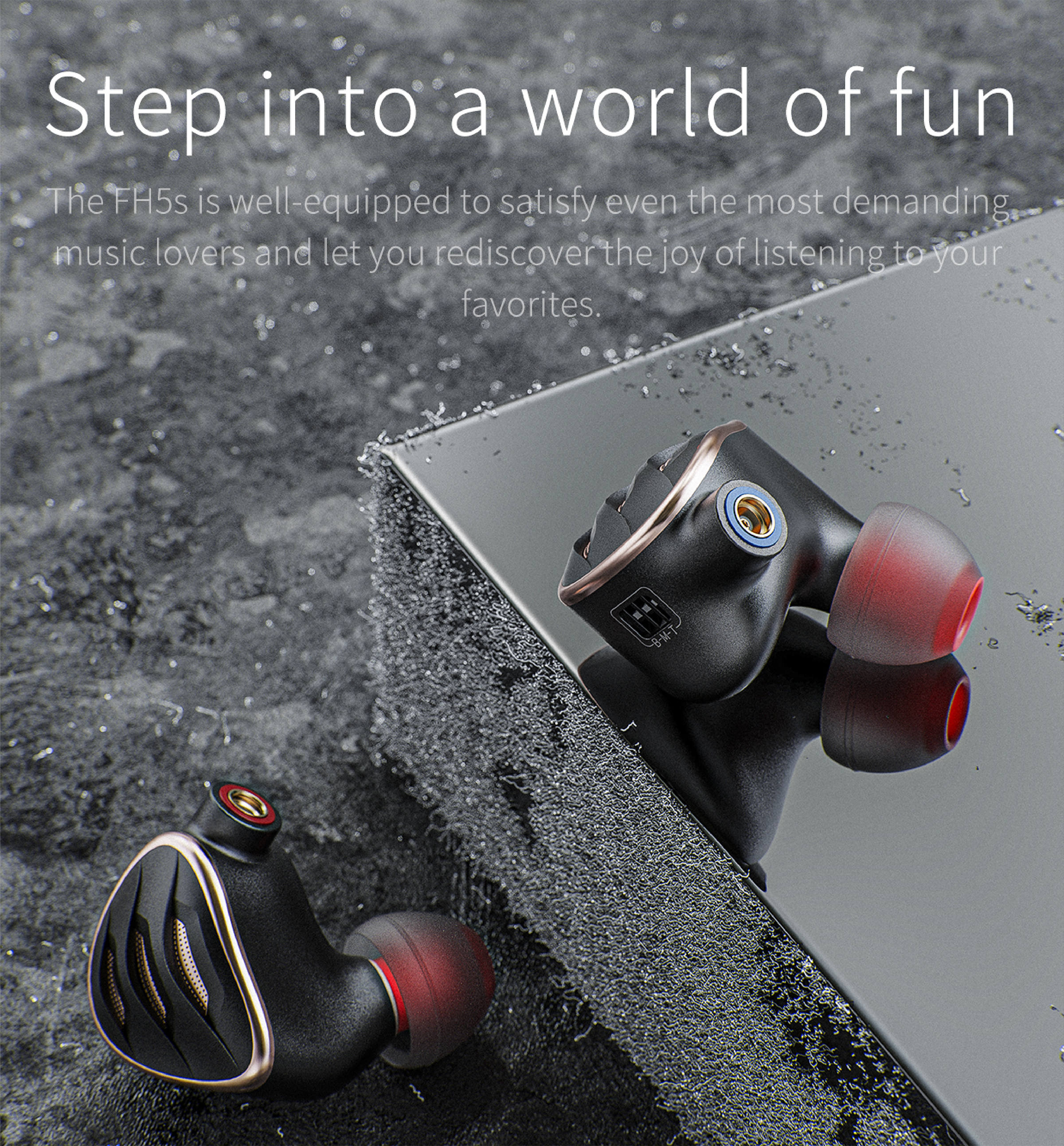 Apos Audio FiiO Earphone / In-Ear Monitor (IEM) FiiO FH5s Hybrid Semi-Open Back IEM